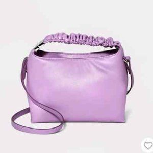 BNWT A NEW DAY Ruched Top Handle Crossbody Bag (OS)